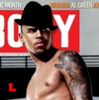 Chris Brown shirtless pictures for Ebony!