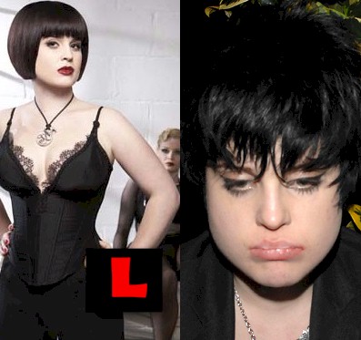 kelly osbourne before and after. a mess, falling asleep, after