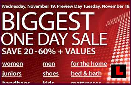 Macys Coupon One Day Sale November 18 19!