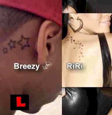 NEW Tattoos Photos Rihanna v Chris Brown